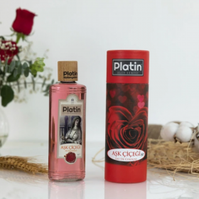 Platin 250 ml. Silindir Kutulu Elit Seri Aşk Çiçeği Kolonyası